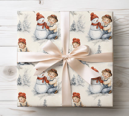 Joyful winter scenes with playful elements, perfect for bright and cheerful holiday gifts. 