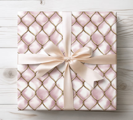 Opulent gilded veil design with rich textures and metallic sheen, ideal for luxurious and formal gift wrapping. 