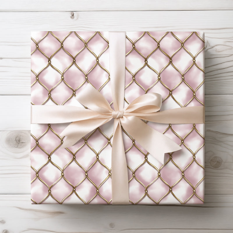 Gilded Veil - Elegant and Opulent Wrapping Paper