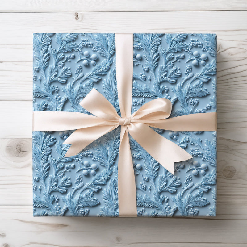 Winter Whim Tale - Elegant Winter Wonderland Wrapping Paper