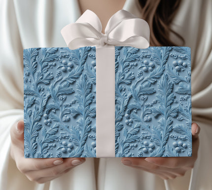 Winter Whim Tale - Elegant Winter Wonderland Wrapping Paper