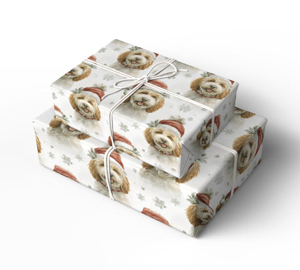 Frosted Fuzz - Snowy Doodle Christmas Gift Wrap