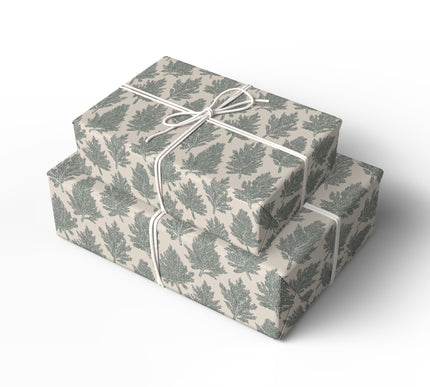 CedarTide – Evergreen Twig Pattern Wrapping Paper