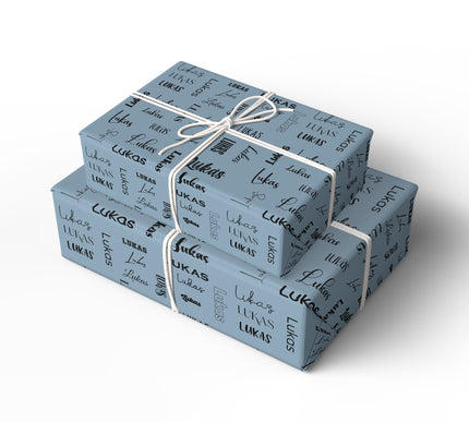Scrollgift of Namevale - Custom Name Wrapping Paper