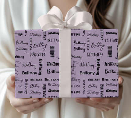 Scrollgift of Namevale - Custom Name Wrapping Paper