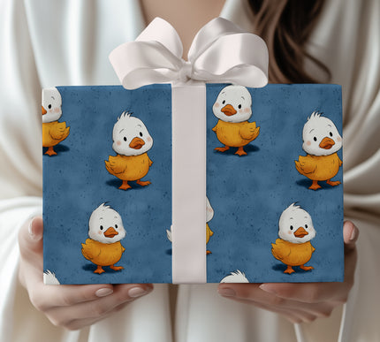 Chirpy Quilllings - Baby Ducklings Wrapping Paper