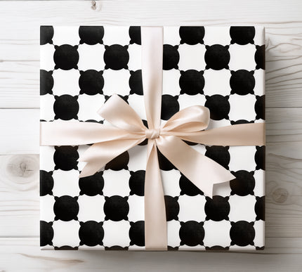 Embrace minimalism with Shadowpixel Harmony wrapping paper, offering monochrome patterns for a sleek look. Ideal for modern gift wrapping.