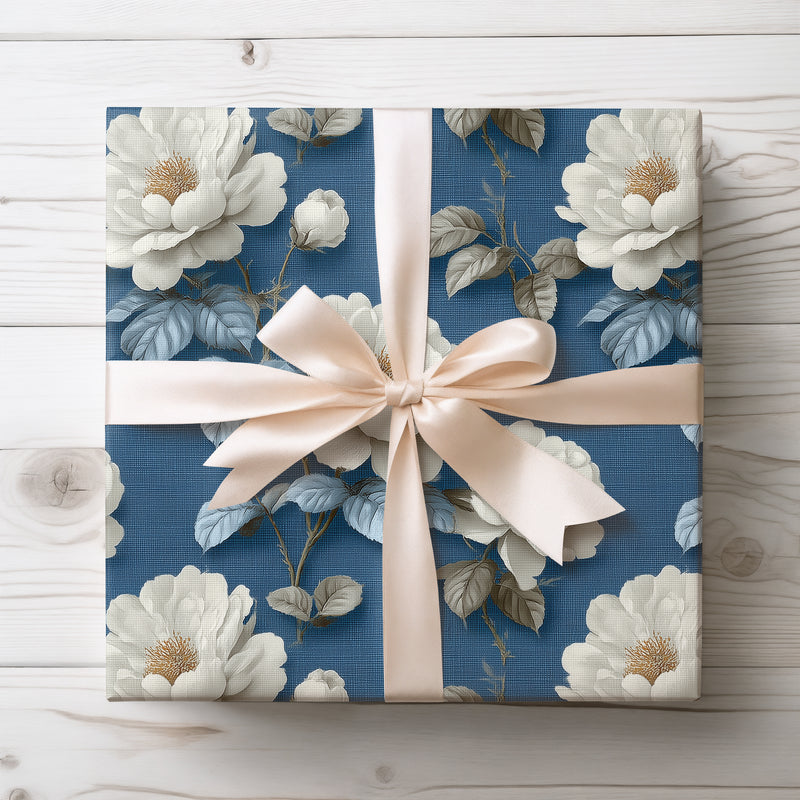 Skyblossom - Classic Floral Vintage Wrapping Paper