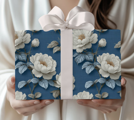 Skyblossom - Classic Floral Vintage Wrapping Paper