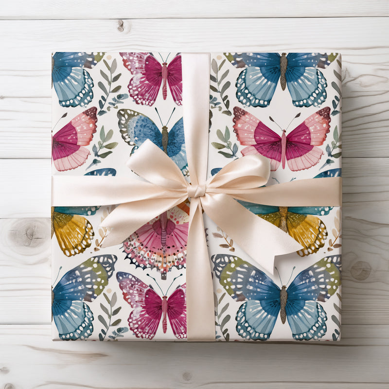  Skysail - Vintage Butterfly Wings Wrapping Paper