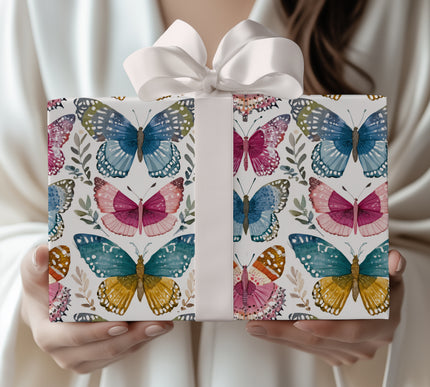  Skysail - Vintage Butterfly Wings Wrapping Paper