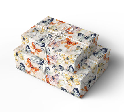 Wingwhirl - Artistic Butterfly Wrapping Paper