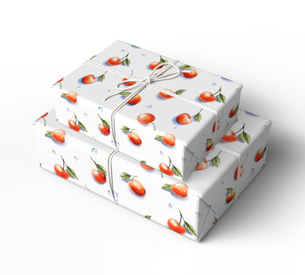 Ruby Orchard - Enchanted Cherry Grove Wrapping Paper
