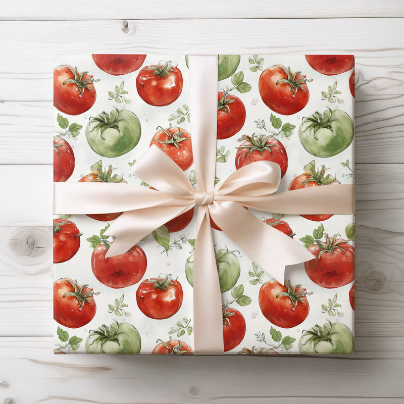 Tomato Harvest - Vibrant Vegetable Gift Wrap