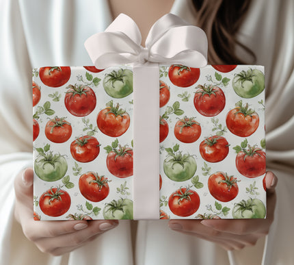 Tomato Harvest - Vibrant Vegetable Gift Wrap