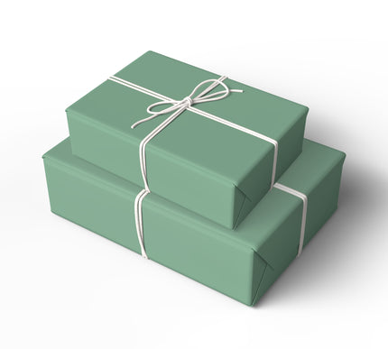 Add a refreshing touch with Emerald Haze, a solid mint green wrapping paper. Ideal for weddings, baby showers, spring events, and birthdays. A versatile pastel wrap that’s both elegant and modern. 