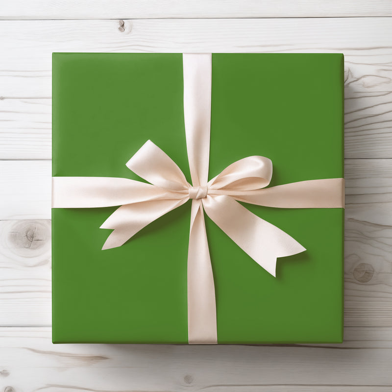 Emerald Veil - Solid Green Gift Wrapping Paper