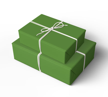 Wrap with elegance using Emerald Veil, a rich solid green wrapping paper. Perfect for Christmas gifts, weddings, birthdays, and sophisticated occasions. Premium finish ensures a refined, timeless presentation. 