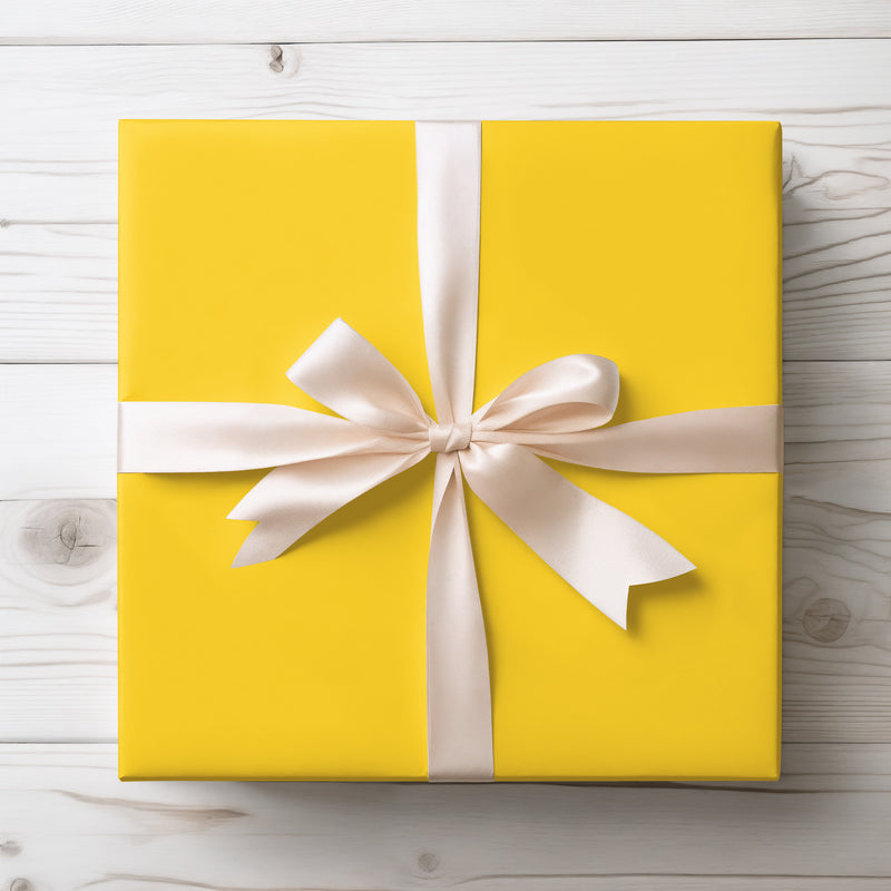 Golden Solara - Solid Yellow Gift Wrapping Paper