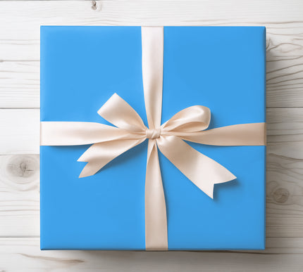 Lunara – Solid Blue Wrapping Paper