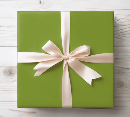 LeafBright – Solid Green Wrapping Paper