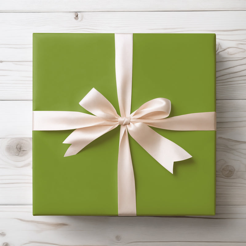 LeafBright – Solid Green Wrapping Paper