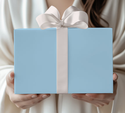 SkyCharm – Solid Blue Wrapping Paper