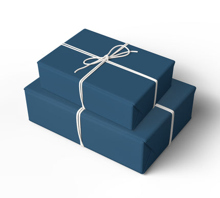 DeepTide – Solid Navy Blue Wrapping Paper