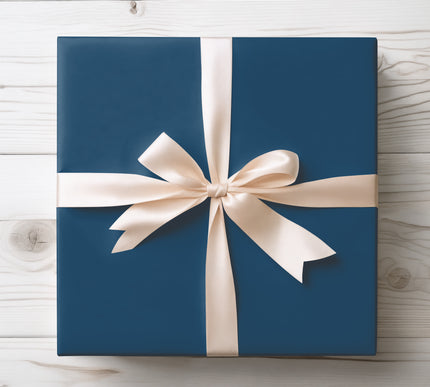 DeepTide – Solid Navy Blue Wrapping Paper