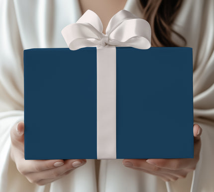DeepTide – Solid Navy Blue Wrapping Paper