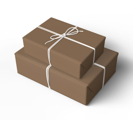CocoaVale – Solid Brown Wrapping Paper