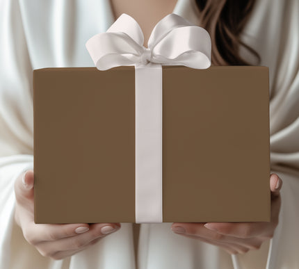 CocoaVale – Solid Brown Wrapping Paper