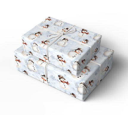 SnowGlee – Happy Snowmen Wrapping Paper