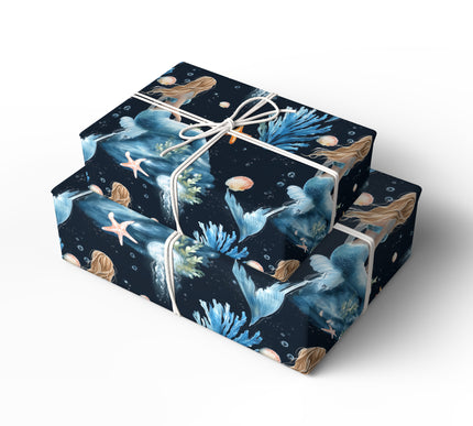 Siramere – Mystical Mermaid & Ocean Fantasy Scene Wrapping Paper