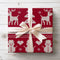 Bring timeless Christmas tradition with Nordic Hearth, a red knit reindeer wrapping paper inspired by cozy Nordic sweaters. Ideal for festive gift-giving, family gatherings, or rustic winter themes. Available in glossy or matte finishes for a perfect holiday presentation. 