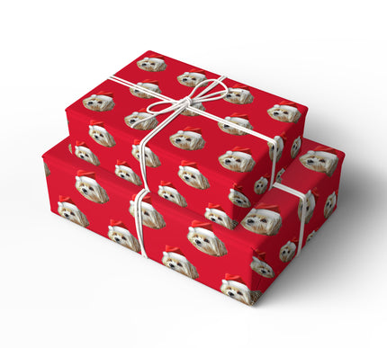 HollySnout – Personalized Pet Christmas Wrapping Paper