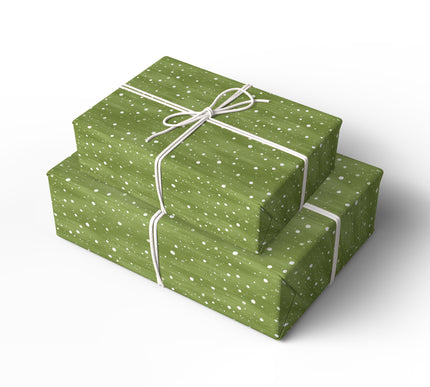 EverSprig – Green Snow Wrapping Paper