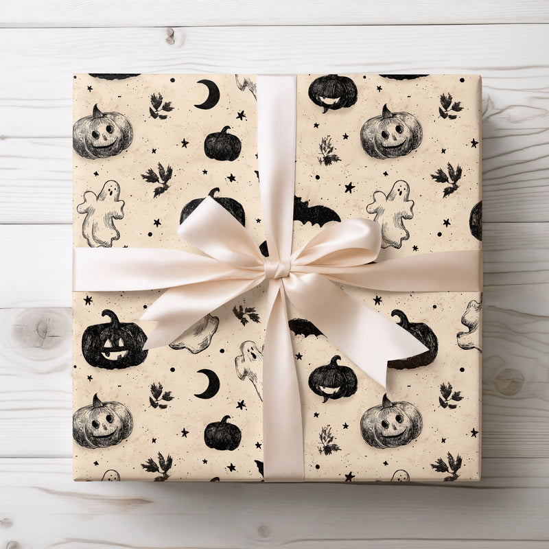 GhostlyNight – Halloween Wrapping Paper