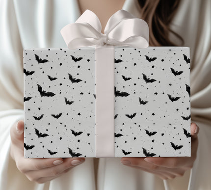 Moonveil – Spooky Night Bats Wrapping Paper