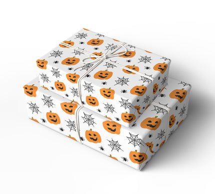 PumpkinHex – Jack-O’-Lantern Wrapping Paper