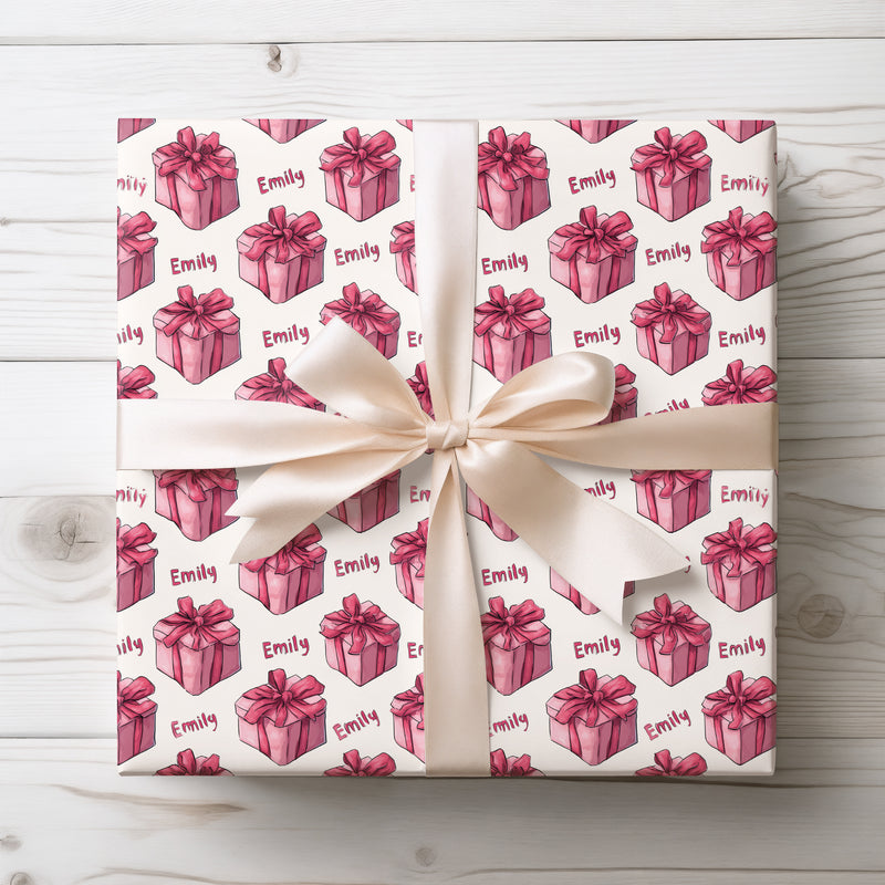 RoseBliss – Emily Birthday Gift Wrapping Paper
