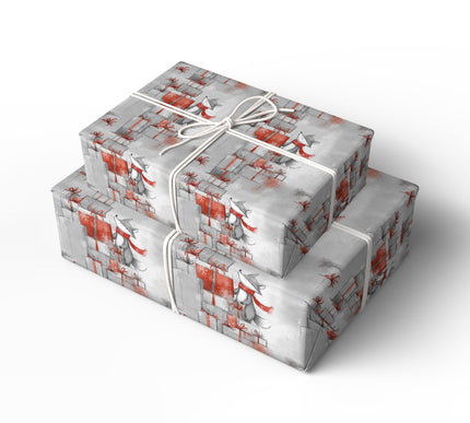 Foxglint – Festive Fox with Christmas Gifts Wrapping Paper