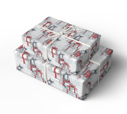 Snowhoof – Donkey with Gifts Christmas Wrapping Paper
