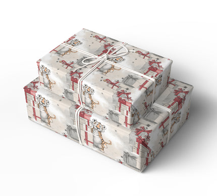 Stripeglow – Tiger Cub by Presents Christmas Wrapping Paper