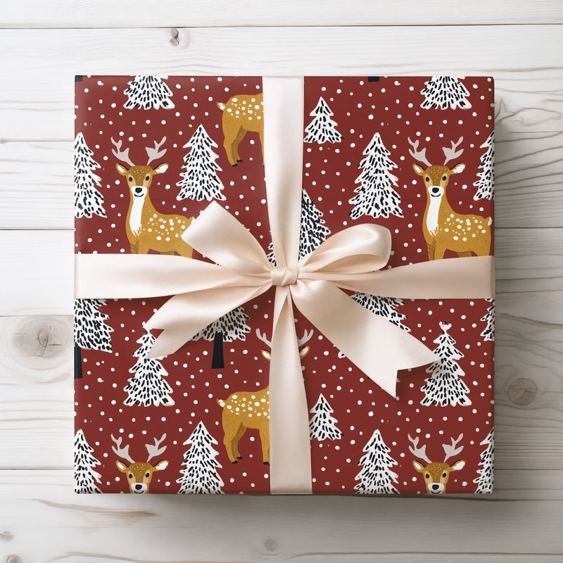 WinterFawn – Deer Christmas Wrapping Paper