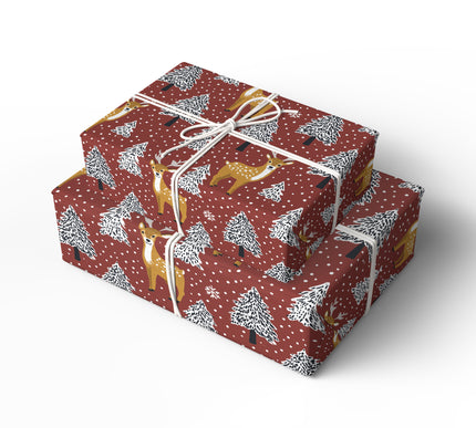 WinterFawn – Deer Christmas Wrapping Paper
