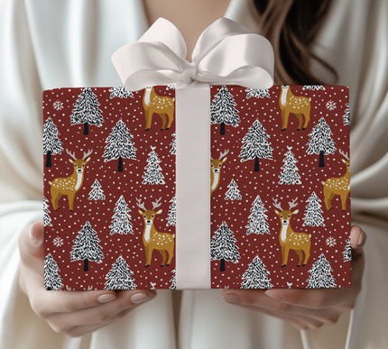 WinterFawn – Deer Christmas Wrapping Paper
