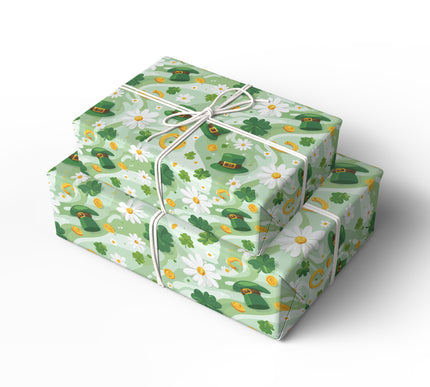 LuckyBloom – St. Patrick’s Day Wrapping Paper