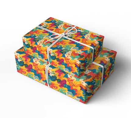 Colorburst Joy – Abstract Multicolor Wrapping Paper