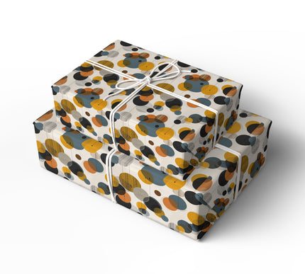 Retro Circles – Mid-Century Modern Geometric Wrapping Paper